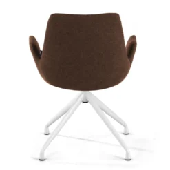 Silla Reuniones Elodie, gran acolchado, estructura giratoria