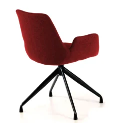 Silla Reuniones Elodie, gran acolchado, estructura giratoria