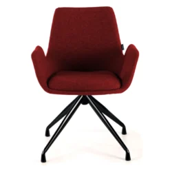 Silla Reuniones Elodie, gran acolchado, estructura giratoria