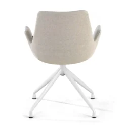 Silla Reuniones Elodie, gran acolchado, estructura giratoria