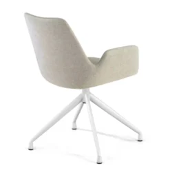 Silla Reuniones Elodie, gran acolchado, estructura giratoria