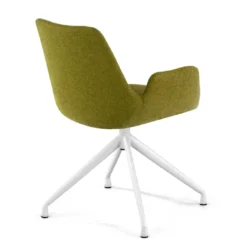 Silla Reuniones Elodie, gran acolchado, estructura giratoria