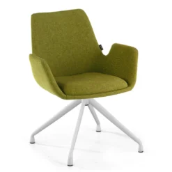 Silla Reuniones Elodie, gran acolchado, estructura giratoria