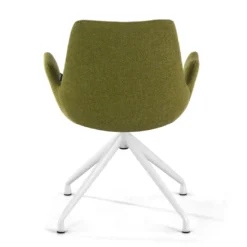 Silla Reuniones Elodie, gran acolchado, estructura giratoria