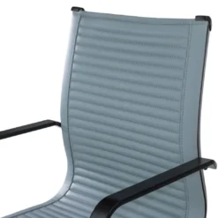 Sillón confidente de oficina Croma, estructura negra