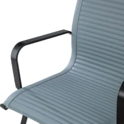 Sillón confidente de oficina Croma, estructura negra