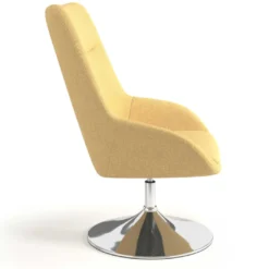 Sillón de Espera Capri, respaldo Alto, base giratoria metal