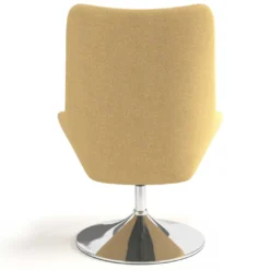 Sillón de Espera Capri, respaldo Alto, base giratoria metal