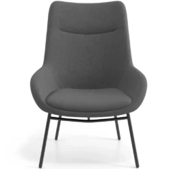 Sillón de Espera Capri, respaldo Alto, base 4 patas metal
