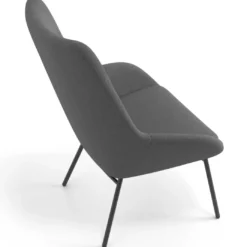 Sillón de Espera Capri, respaldo Alto, base 4 patas metal