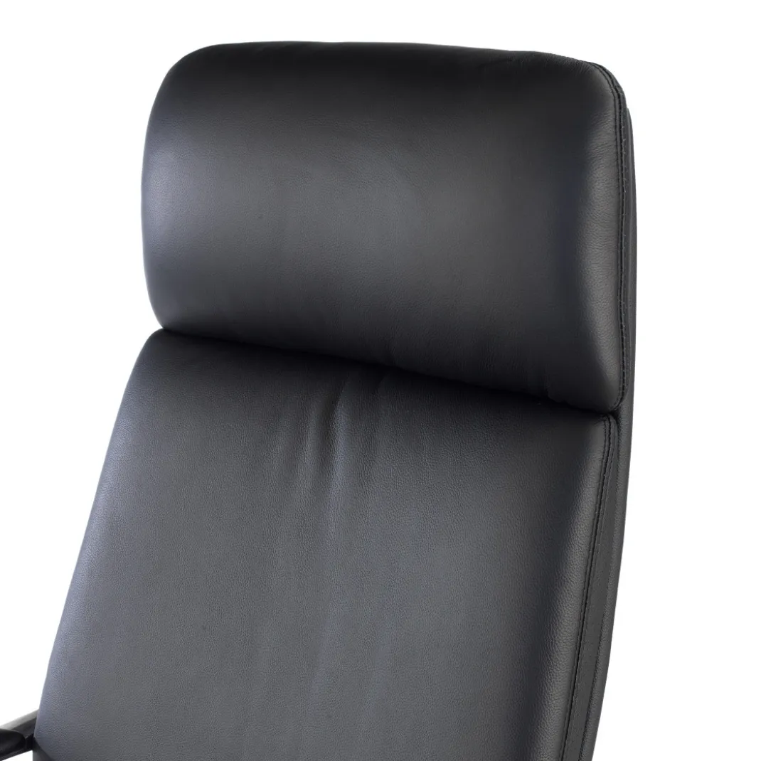 Sillón de oficina Aston piel natural