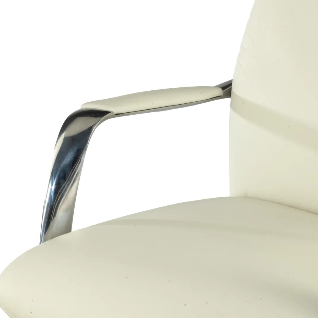 Sillón de oficina Aston piel natural