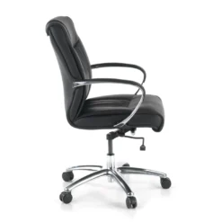 Sillón de oficina Bahía respaldo bajo Piel natural