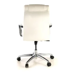 Sillón de oficina Bahía respaldo bajo Piel natural