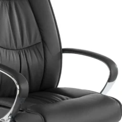 Sillón de oficina Bahia ecopiel, brazos de aluminio