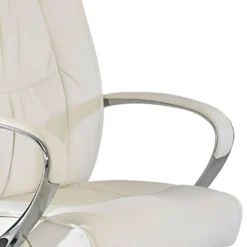 Sillón de oficina Bahia ecopiel, brazos de aluminio