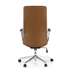 Sillón de Oficina Bristol, brazos aluminio, ecopiel