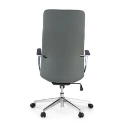 Sillón de Oficina Bristol, brazos aluminio, ecopiel