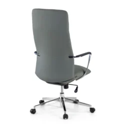 Sillón de Oficina Bristol, brazos aluminio, ecopiel