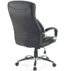 Sillón de oficina City ecopiel negra