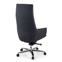 Sillón de oficina dirección President, alta gama, piel natural