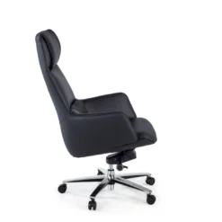 Sillón de oficina dirección President, alta gama, piel natural
