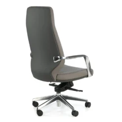 Sillón de oficina ejecutivo Duo, respaldo alto bicolor