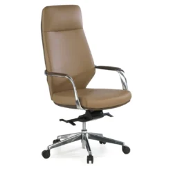 Sillón de oficina ejecutivo Duo, respaldo alto bicolor