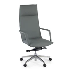 Sillón de Oficina Kingston, brazos tapizados, ecopiel