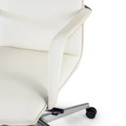 Sillón de Oficina Kingston, brazos tapizados, ecopiel
