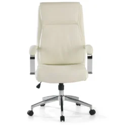 Sillón de oficina Tauro brazos tapizados ecopiel