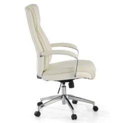 Sillón de oficina Tauro brazos tapizados ecopiel