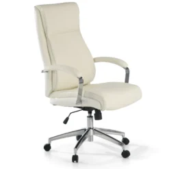 Sillón de oficina Tauro brazos tapizados ecopiel