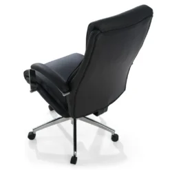 Sillón de oficina Tauro brazos tapizados ecopiel