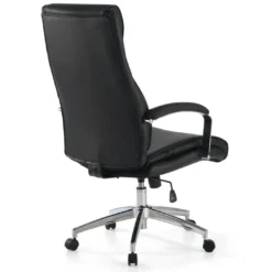 Sillón de oficina Tauro brazos tapizados ecopiel