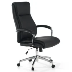 Sillón de oficina Tauro brazos tapizados ecopiel