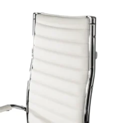 Sillón Oficina de diseño Milano, respaldo alto ecopiel