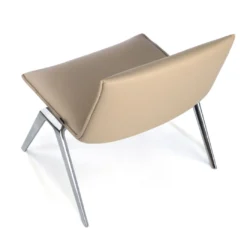 Sillón Sala de Espera Cardiff, pies de aluminio