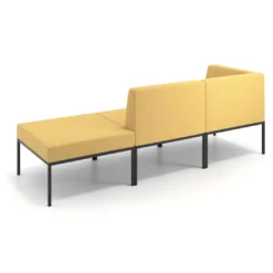 Sofa de Espera Pylos Modulo 2 asientos + Pouf