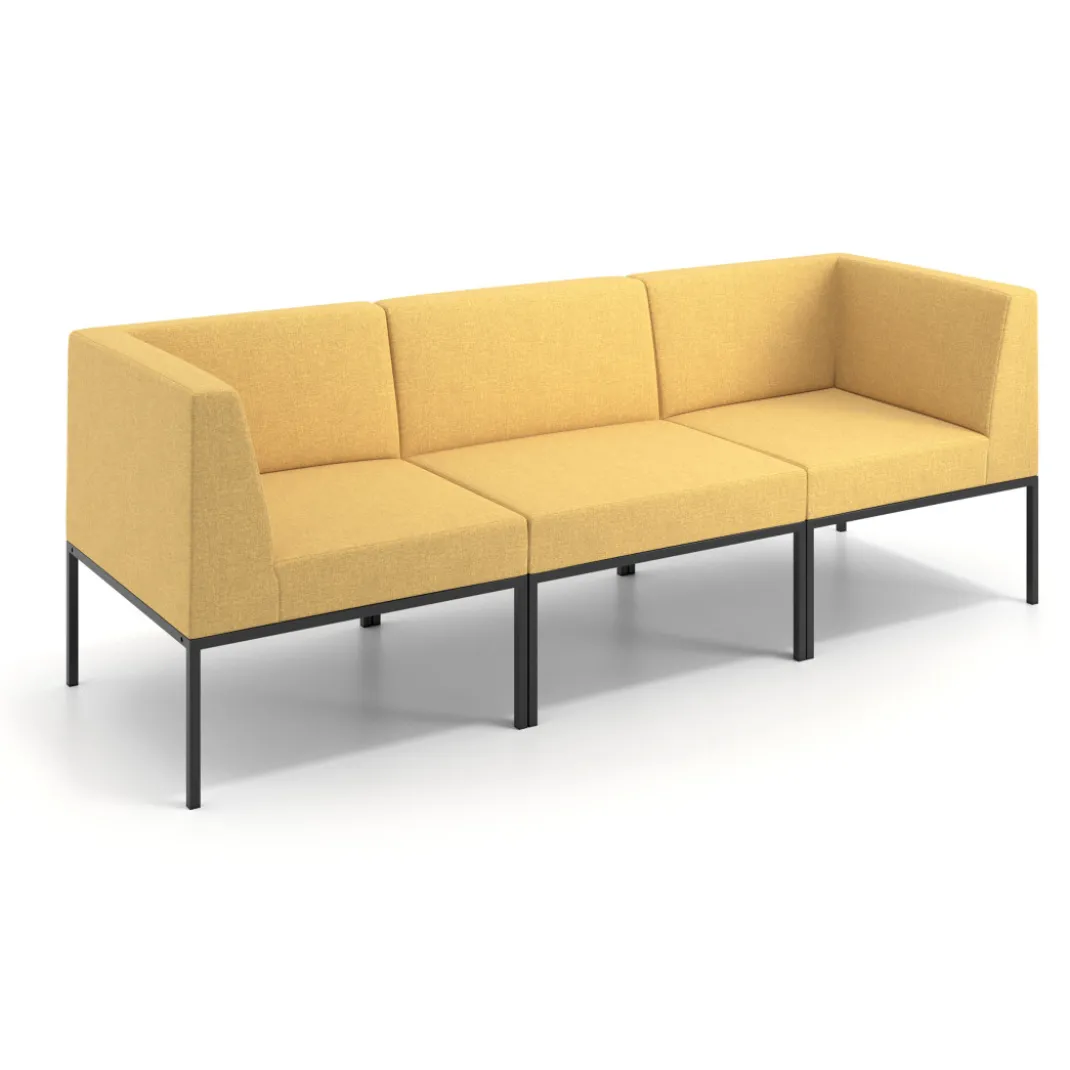 Sofa de Espera Pylos 3 asientos con brazo