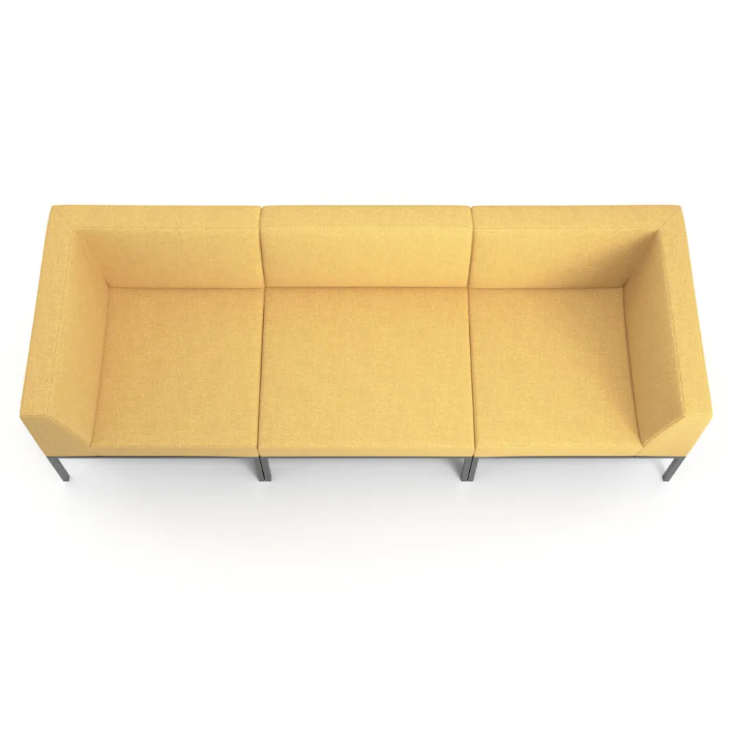 Sofa de Espera Pylos 3 asientos con brazo