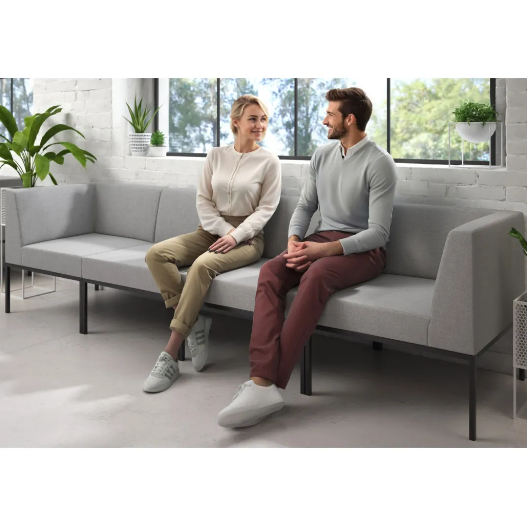 Sofa de Espera Pylos 4 asientos con brazo