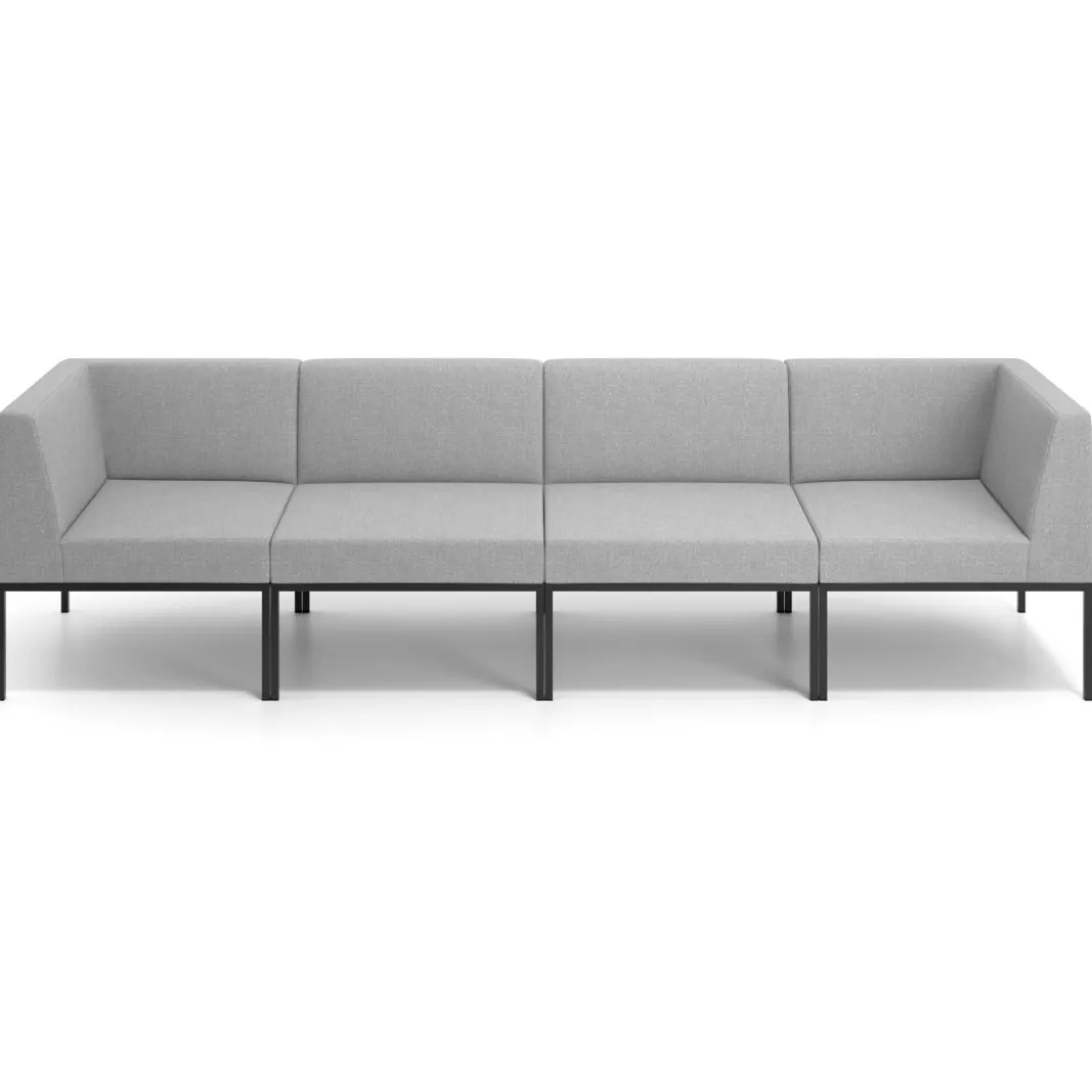 Sofa de Espera Pylos 4 asientos con brazo