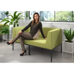Sofa de Espera Pylos 2 asientos con brazo