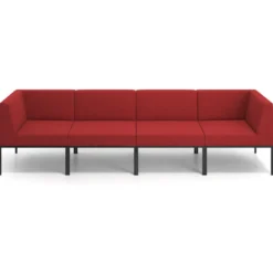 Sofa de Espera Pylos 4 asientos con brazo