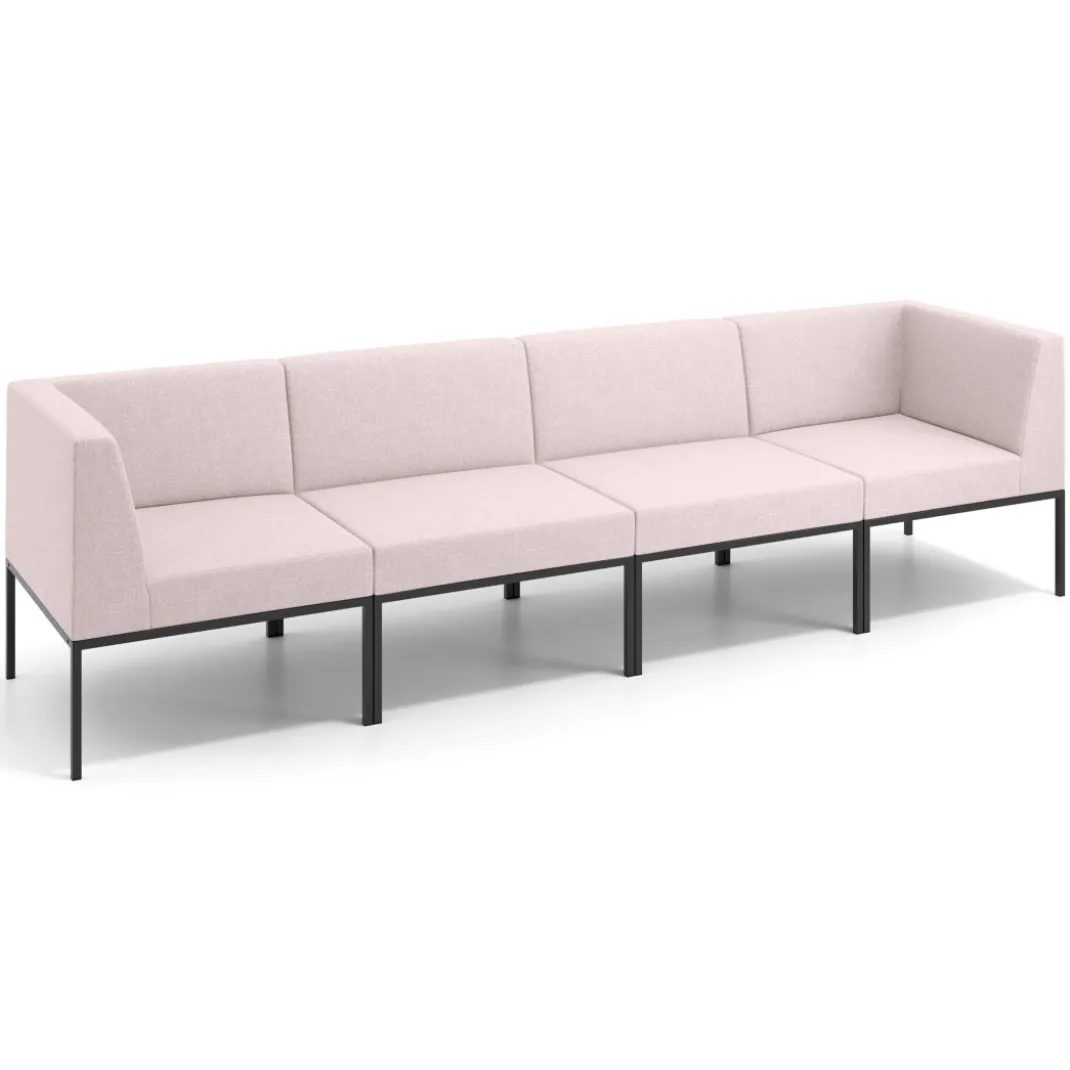 Sofa de Espera Pylos 4 asientos con brazo