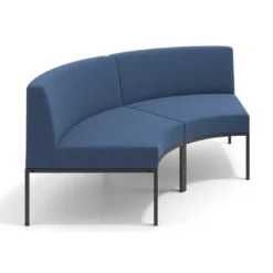 Sofa de Espera Pylos Curvo, Módulo Concavo 2 asientos