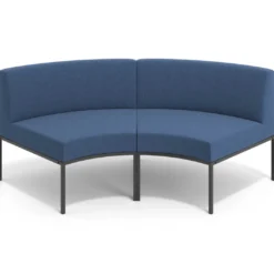 Sofa de Espera Pylos Curvo, Módulo Concavo 2 asientos