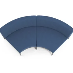 Sofa de Espera Pylos Curvo, Módulo Concavo 2 asientos