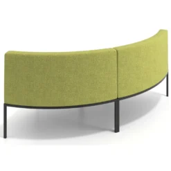 Sofa de Espera Pylos Curvo, Módulo Concavo 2 asientos